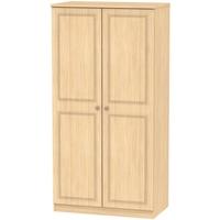 Corrib Light Oak Wardrobe - 3ft with Plain