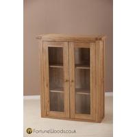 country oak dresser top 3ft glass door