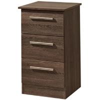 Contrast Panga Bedside Cabinet - 3 Drawer Locker