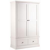 corndell annecy cotton double wardrobe with 2 drawers