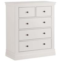 corndell annecy white 2 3 chest of drawer