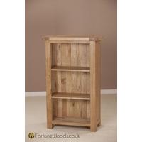 country oak bookcase 3ft narrow