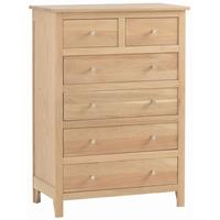 corndell nimbus oak 24 chest of drawer