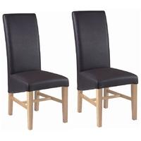 corndell nimbus oak tuscany chair pair