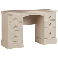 Corndell Annecy Tapue Double Pedestal Dressing Table