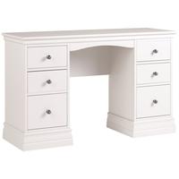 Corndell Annecy Cotton Double Pedestal Dressing Table
