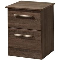 Contrast Panga Bedside Cabinet - 2 Drawer Locker