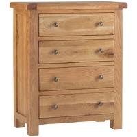 Corndell Lovell Oak 4 Chest of Drawer