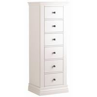 Corndell Annecy Cotton 6 Drawer Tallboy