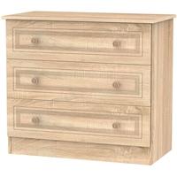 corrib bardolino oak chest of drawer 3 drawer