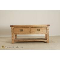 Country Oak Coffee Table with Drawer