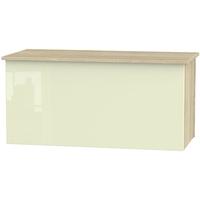 Contrast High Gloss Cream and Bardolino Blanket Box