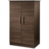 Contrast High Gloss Wardrobe - 2ft 6in Plain Midi