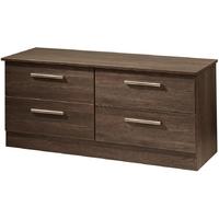 Contrast High Gloss Bed Box - 4 Drawer