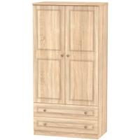 Corrib Bardolino Oak Wardrobe - 3ft with 2 Drawer