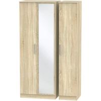 Contrast Bardolino Triple Wardrobe - Tall with Mirror