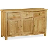 corndell lovell lite oak large sideboard