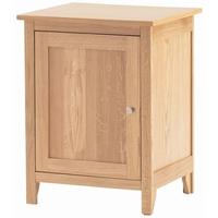 corndell nimbus oak single door cupboard lhf