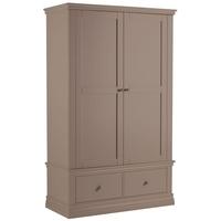 corndell annecy fawn double wardrobe with 2 drawers