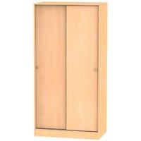 Corrib Beech Sliding Wardrobe - Wide