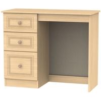 corrib light oak dressing table vanity knee hole