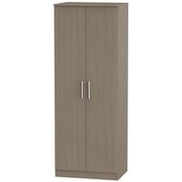 Contrast Toronto Walnut Wardrobe - Tall 2ft 6in Plain