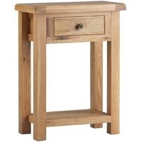 corndell lovell oak telephone table