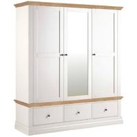 Corndell Annecy Oak Top Triple Wardrobe