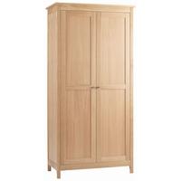 corndell nimbus oak 2 door multi wardrobe