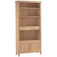 Corndell Nimbus Oak Large Bookcase