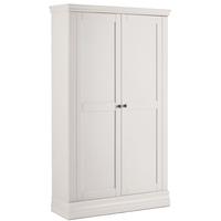 corndell annecy white narrow wardrobe