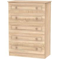 corrib bardolino oak chest of drawer 5 drawer