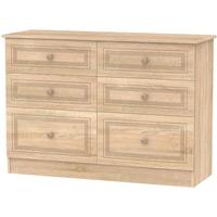 Corrib Bardolino Oak Chest of Drawer - 6 Drawer Midi