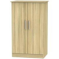 Contrast Cocobolo Wardrobe - 2ft 6in Plain Midi