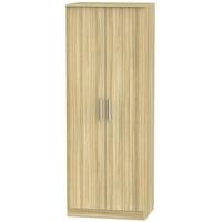 Contrast Cocobolo Wardrobe - Tall 2ft 6in Plain