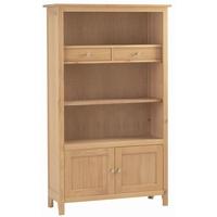 Corndell Nimbus Oak Medium Bookcase