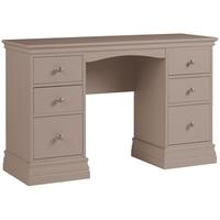 Corndell Annecy Fawn Double Pedestal Dressing Table