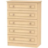 Corrib Light Oak Chest of Drawer - 5 Drawer