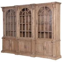 Colonial Reclaimed Pine Triple Bookcase