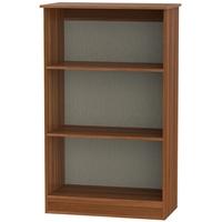 Contrast Noche Walnut Bookcase - 2 Shelves