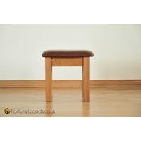 Country Oak Dressing Stool