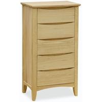 corndell arlingham oak lingerie chest of drawer