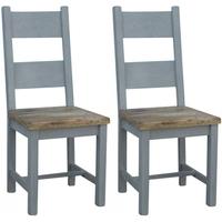 Colorado Dining Chair with Wooden Seat (Pair)
