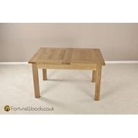 Cotswold Oak Dining Table - 4ft 6in Extending with 2 Leaf