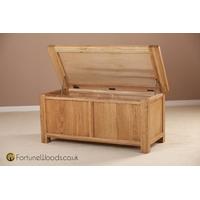 Country Oak Blanket Box - Large