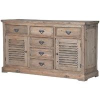 Colonial Reclaimed Pine Louvred Sideboard
