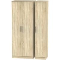 Contrast Bardolino Triple Wardrobe - Tall Plain