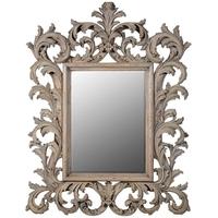 Colonial Reclaimed Pine Elaborate Carved Mirror