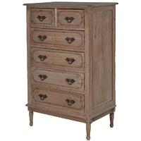 colonial reclaimed pine 2 over 4 chest of drawer