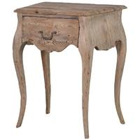 colonial reclaimed pine bedside table